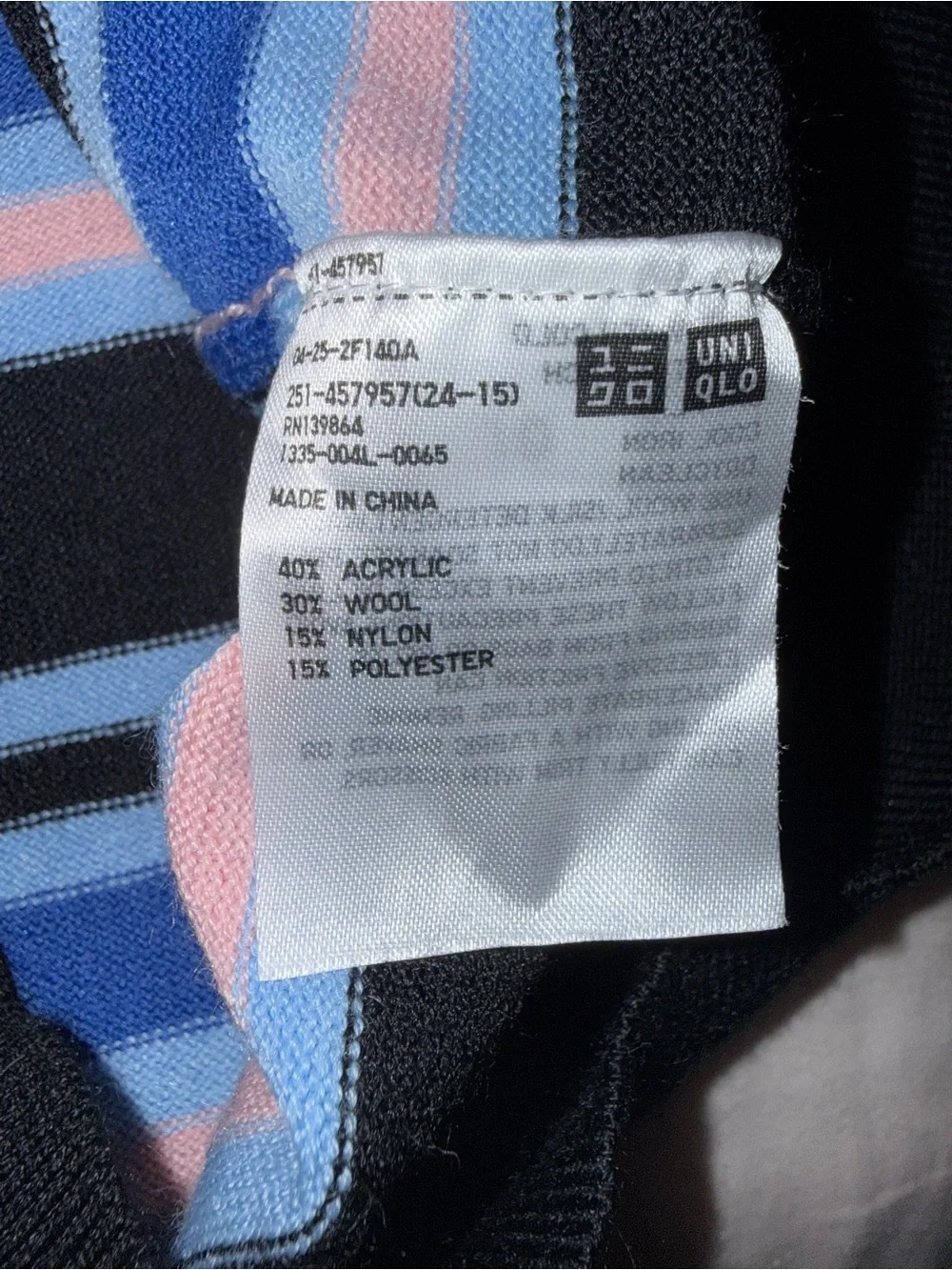 Marni x UNIQLO Two Piece Set Striped Knit Cardigan + Skirt Size S